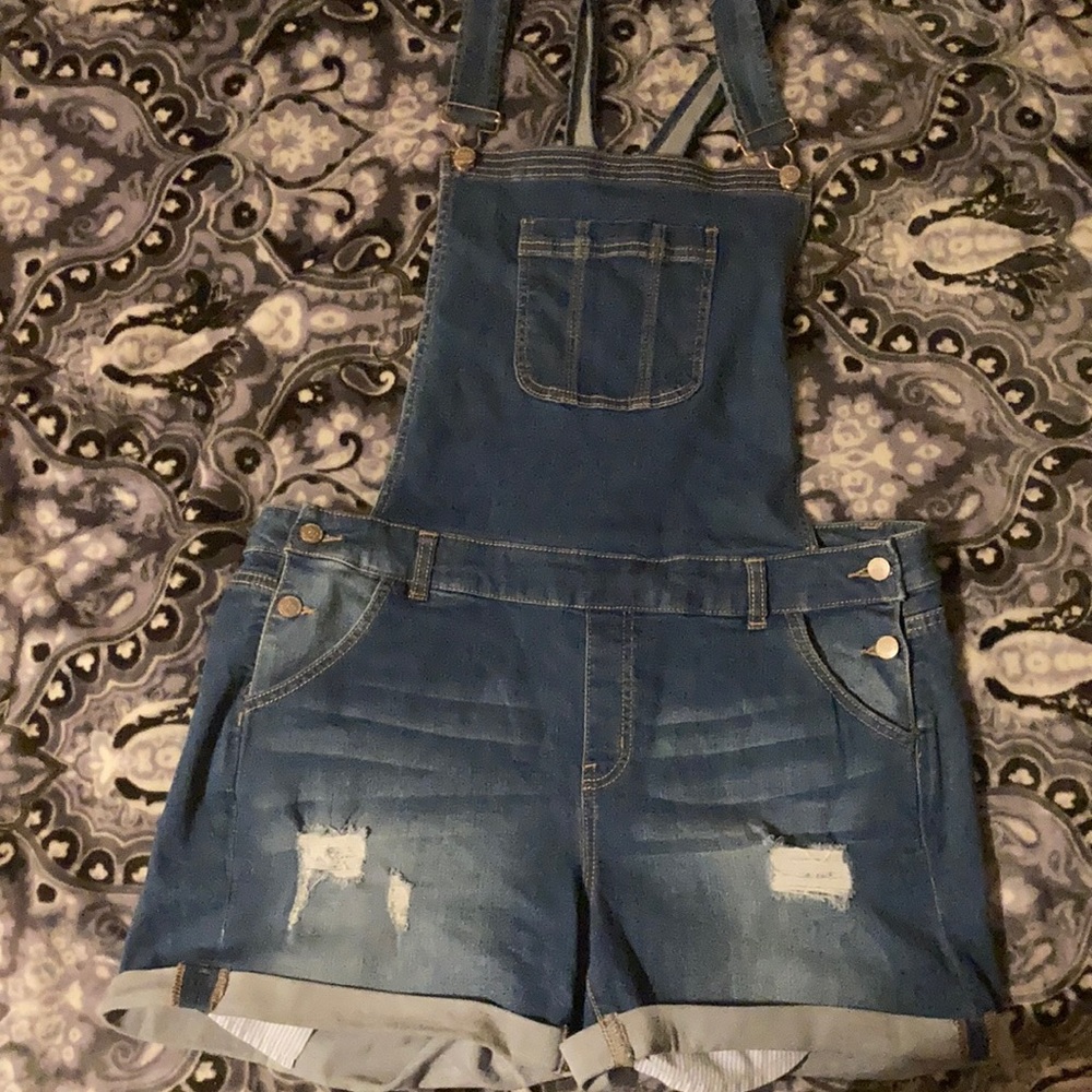 Adorable overall shorts